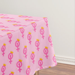 Feministin Pink Tischdecke