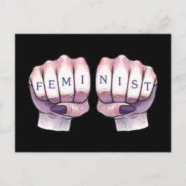 Feministin Postkarte