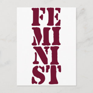 Feministin! Postkarte