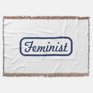 Feministin Power Vintag T Shirt T-Shirt Geschenk Decke