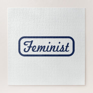 Feministin Power Vintag T Shirt T-Shirt Geschenk Puzzle