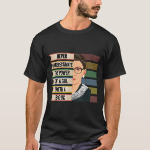 Feministin Ruth Bader Ginsburg Rbg Zitat Mädchen M T-Shirt