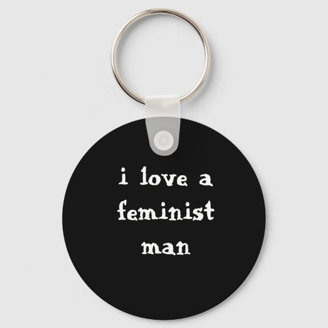 Feministin Schlüsselanhänger (Vorderseite)
