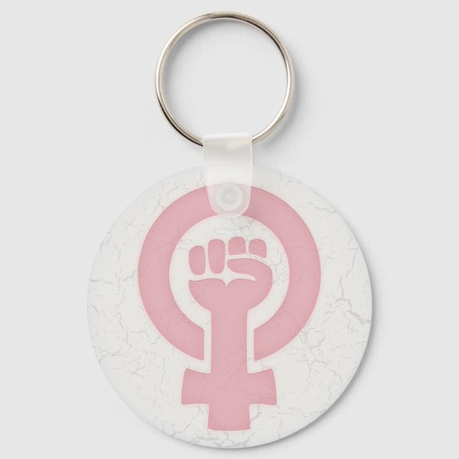 Feministin Schlüsselanhänger (Vorderseite)