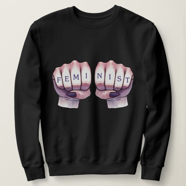 Feministin Sweatshirt (Design vorne)