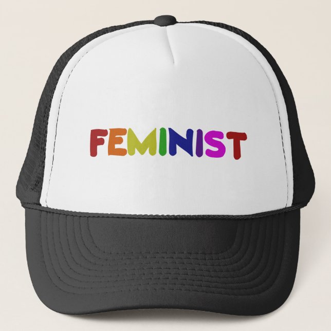 Feministin Truckerkappe (Vorderseite)