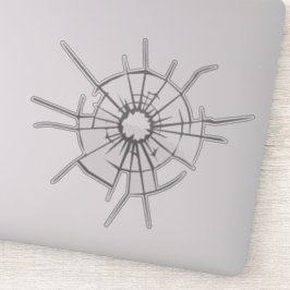 Feministinnen Shatter Glasdecke | Klare Aufkleber