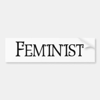 Feministisch Autoaufkleber