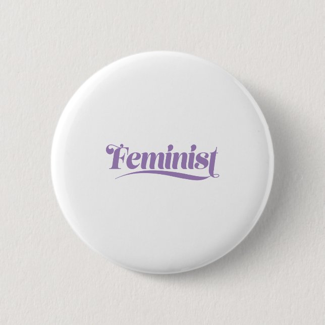 feministisch button (Vorderseite)