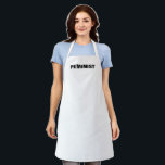 "feministisch" Schwarz-weiß Schürze<br><div class="desc">Schwarz-weiße Schürze "feministisch"</div>