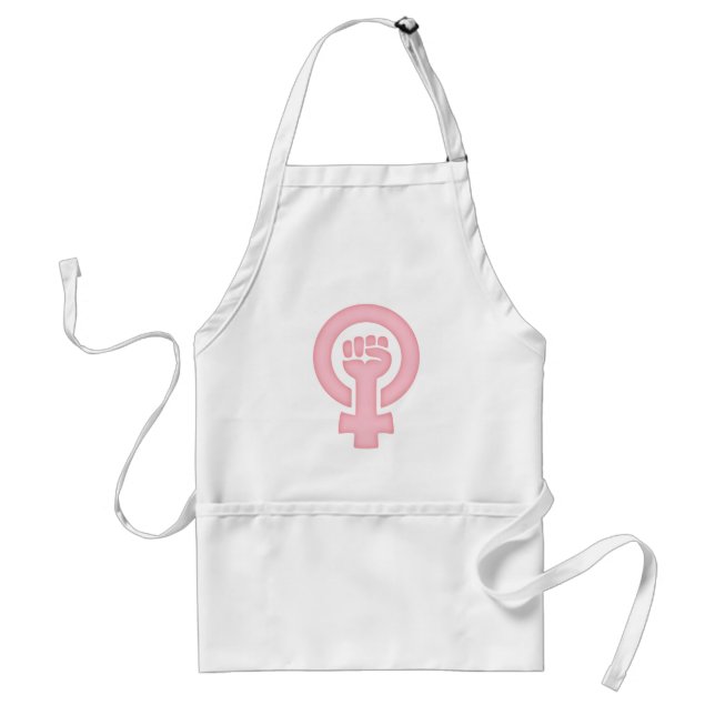 Feministische Faust Schürze (Vorne)