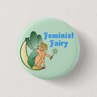 Feministische Fee (Version 1) Button