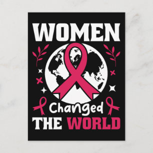 Feministische Frauen veränderten die Welt Postkarte