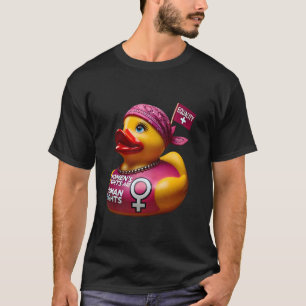 Feministische Gummiente Ente T-Shirt