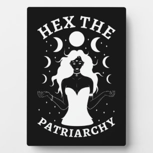 Feministische Hexe - Verhexe Das Patriarchat II Fotoplatte
