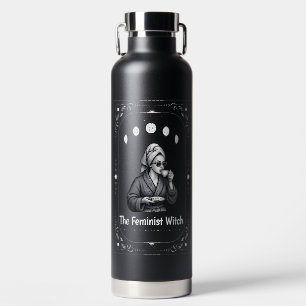 Feministische Hexen-Kaffee-Liebhaberin-Zodiac-Ande Trinkflasche