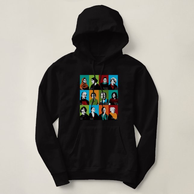Feministische Ikonen Hoodie (Design vorne)