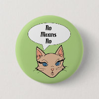 Feministische Katzen-Cartoon-Illustration