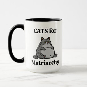 Feministische Katzenmutter Whimsical Zodiac Tarot Tasse