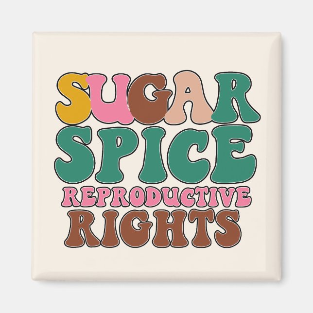 Feministische Kühlschrank-Dekoration Magnet (Vorne)