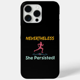 Feministische Läuferin Dennoch Sie Beharrte Case-Mate iPhone Hülle