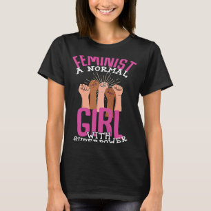 Feministische Liebe Fairness Sieben T-Shirt