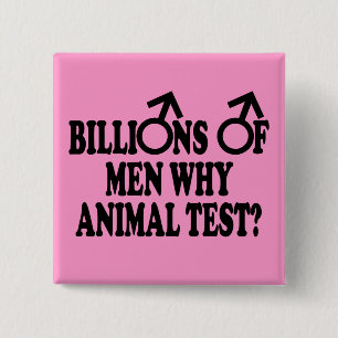 Feministische lustige Abzeichen Button