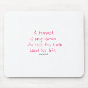 Feministische Mausunterlage Mousepad