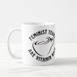 Feministische Risse Kaffeetasse