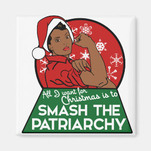 Feministische Weihnachten Magnet