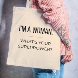 Feministische Zitat-Tasche, Stärkendes Geschenk fü Tragetasche