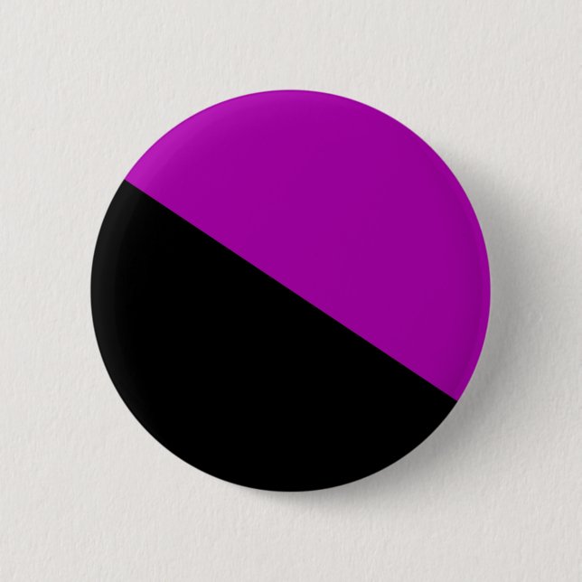 Feministischer Anarchistenflaggenknopf Button (Vorderseite)