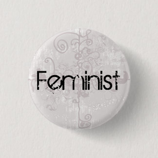Feministischer Button