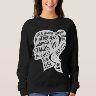 Feministischer Feminismus Zitat Inspirationsstarke Sweatshirt