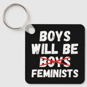 Feministischer Junge - Jungen werden Feministen II Schlüsselanhänger