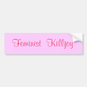 Feministischer Killjoy Autoaufkleber