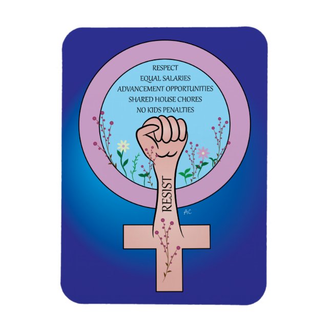 Feministischer Magnet (Vertikal)