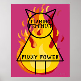 Feministischer Pussy-Power - Frauenrechte 15 Poster