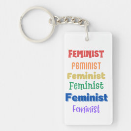feministischer Stolz Schlüsselanhänger