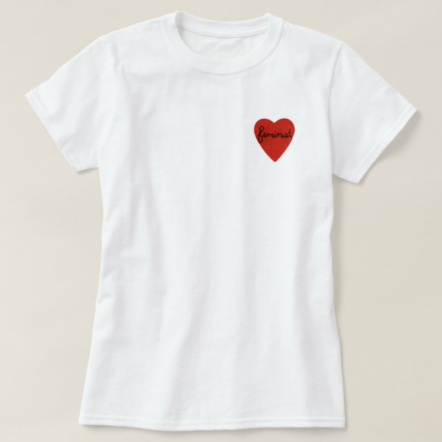 Feministischer T - Shirt (Design vorne)