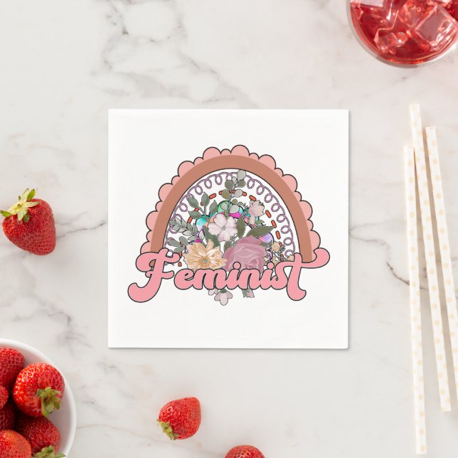 Feministisches Papier Napkins Serviette (Beispiel)
