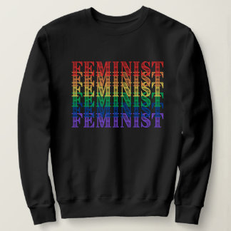 Feministisches Regenbogenpulli Sweatshirt