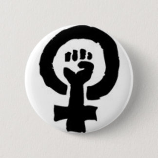 Feministisches Symbol Button