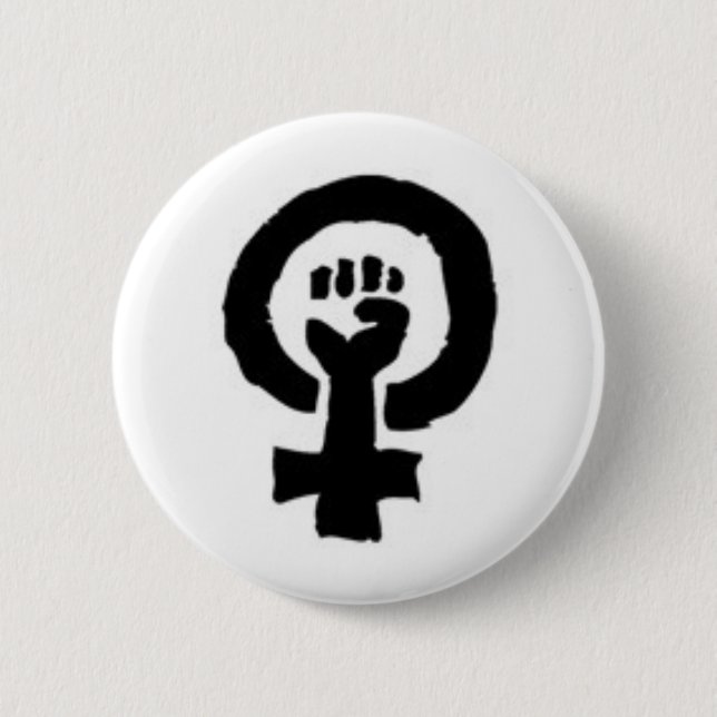 Feministisches Symbol Button (Vorderseite)