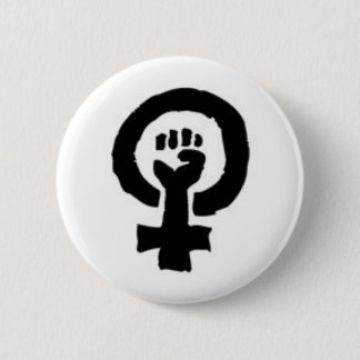 Feministisches Symbol Button
