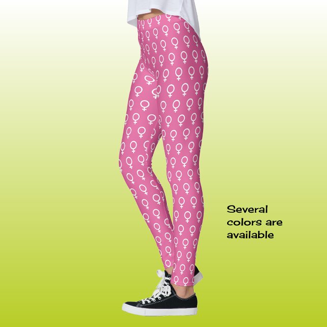 Feministisches Symbol rosa Leggings (Von Creator hochgeladen)