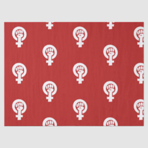 Feministisches Symbol Seidenpapier