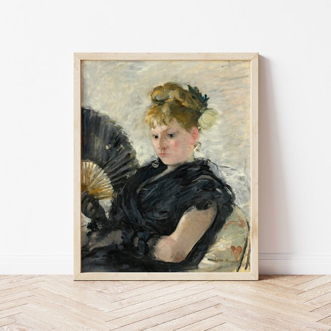 Femme À L'éventail | Berthe Morisot Poster (Von Creator hochgeladen)