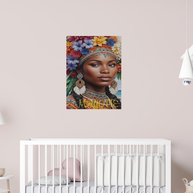 FEMME DE MAYOTTE POSTER (Kinderzimmer 2)