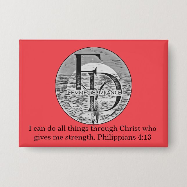 Femme Delivrance Button (Vorderseite)